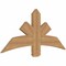 Ekena Millwork Alberta Smooth Timber Gable Bracket, Western Red Cedar, 48"W x 22"H x 1 1/2"D x 5 1/2"F, 11/12 Pitch GBW048X22X0206ALB00SWR - alternate 2